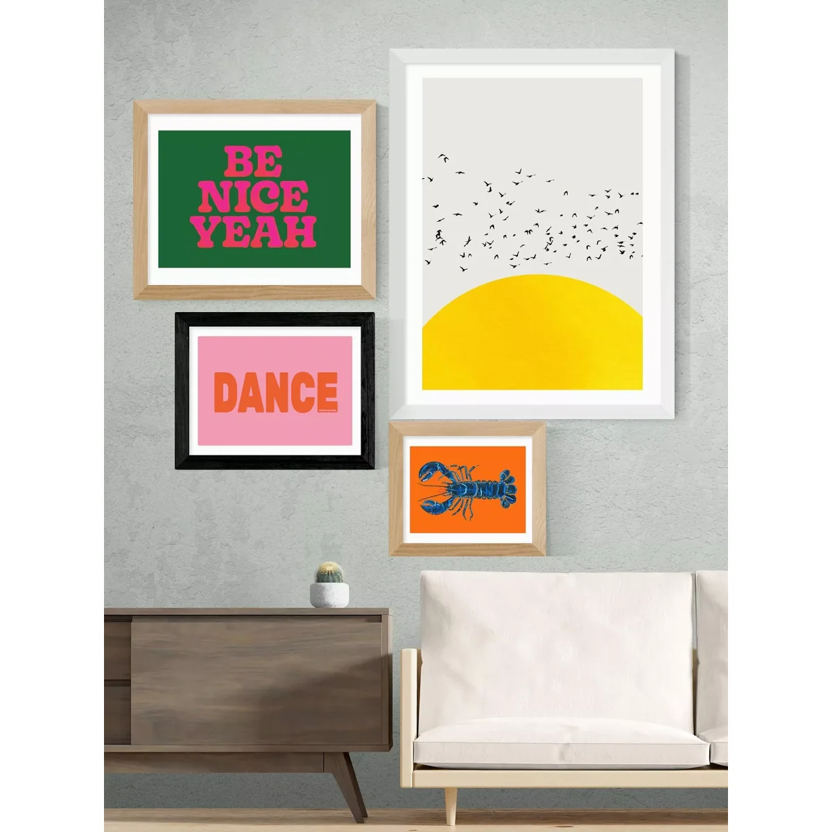 EAST END PRINTS The Native State 'Dance' Framed Print – image 2
