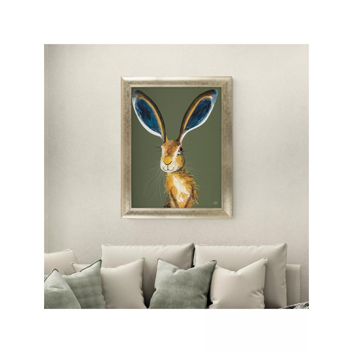John Lewis Quinn Russell 'Marley' Framed Print, 92 x 72cm, Green/Gold – image 2