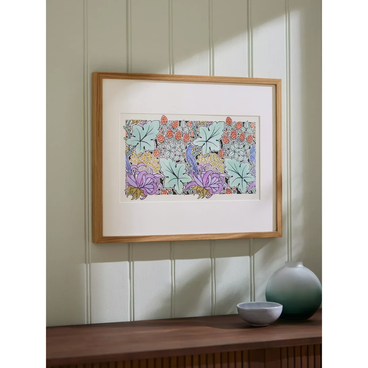 John Lewis V&A CFA Voysey 'Carpet' Framed Print, 40 x 50cm – image 2