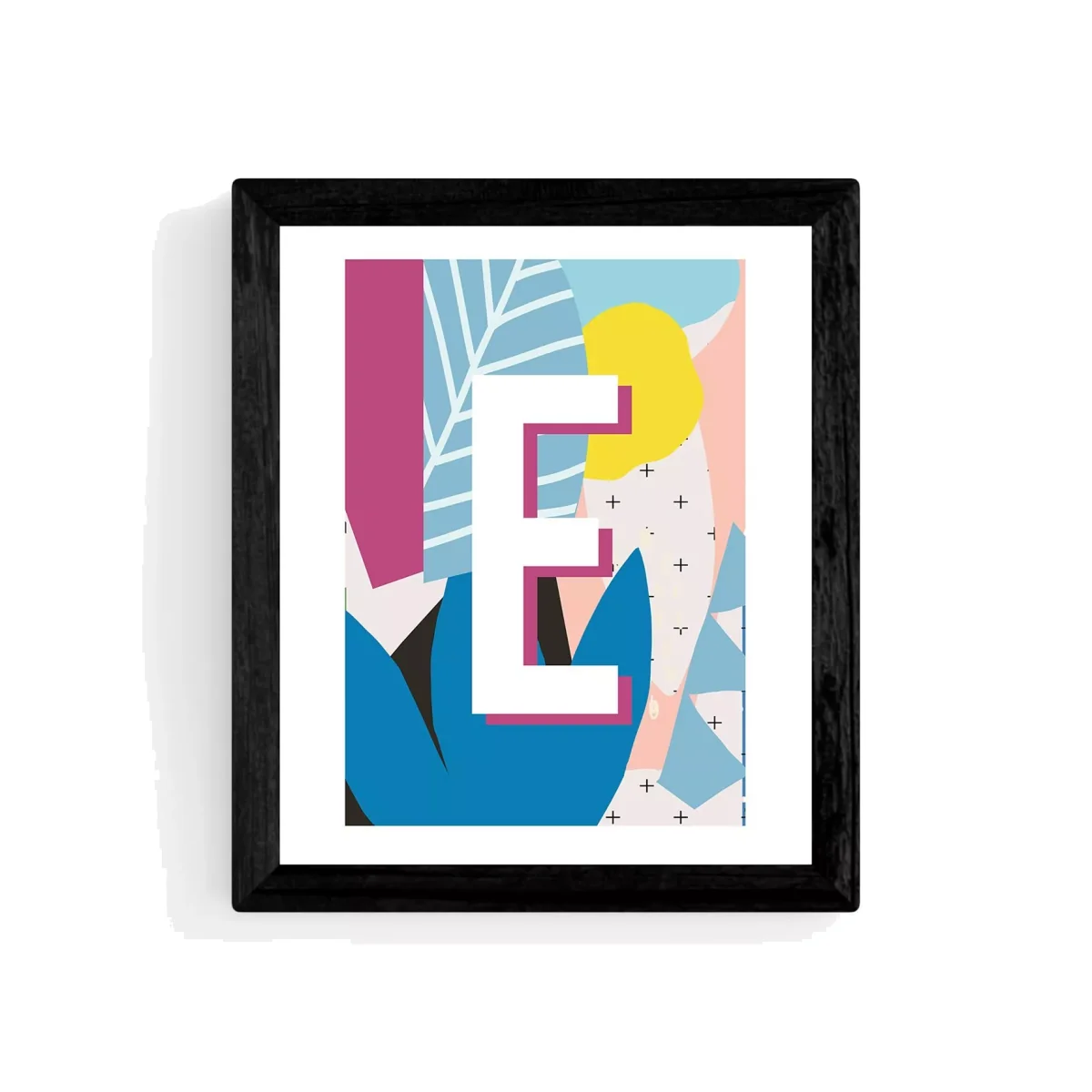 EAST END PRINTS Sei and Ru 'E Letter' Framed Print – image 1