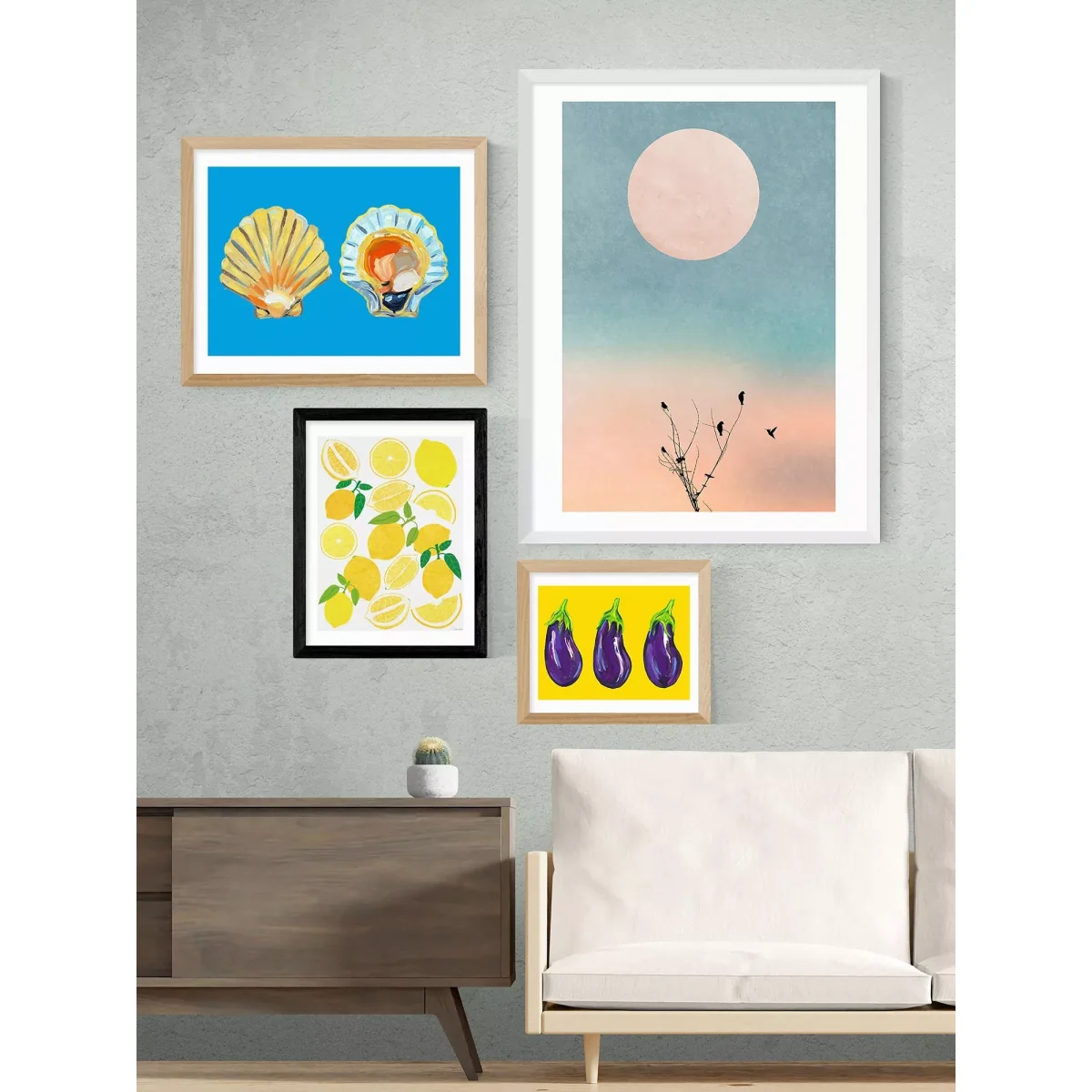 EAST END PRINTS Leanne Simpson 'Lemon Harvest' Framed Print – image 2