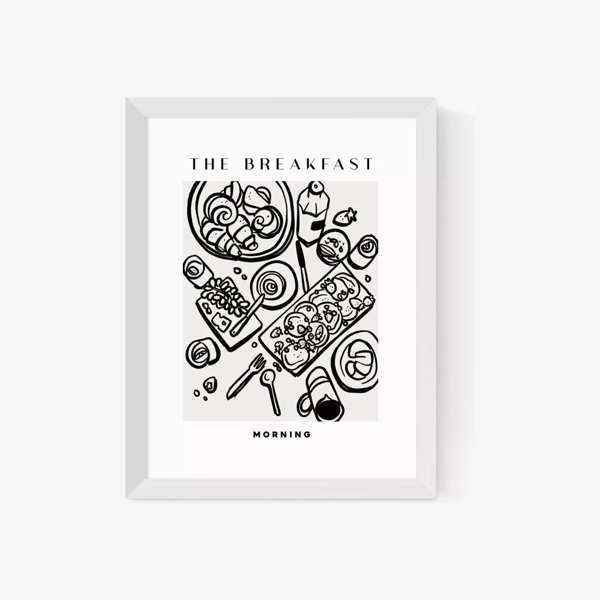 EAST END PRINTS SimplyExtraJordanary 'The Breakfast' Framed Print