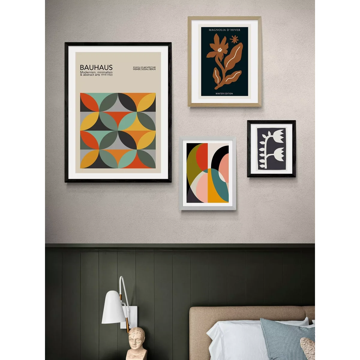 EAST END PRINTS Luxe Poster Co. 'Geometric Pattern Bauhaus' Framed Print – image 2