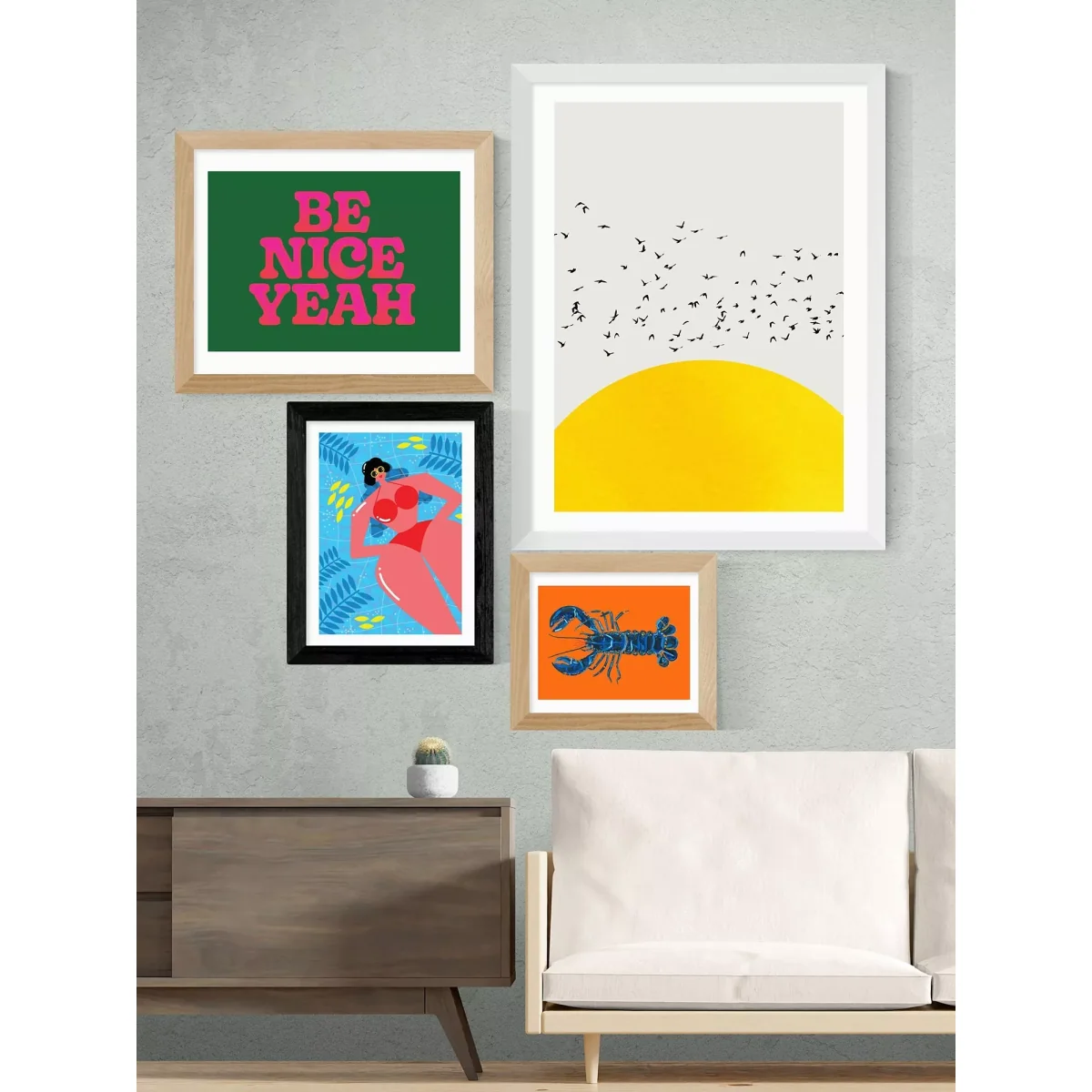 EAST END PRINTS Ana Jaks 'Float Forever' Framed Print – image 2