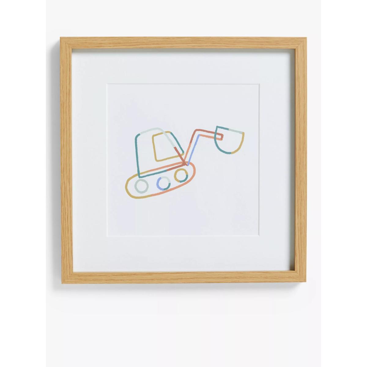 little home at John Lewis Let's Go Transport Print Wall Art Gallery Set, Set of 3, 30 x 30cm – image 2