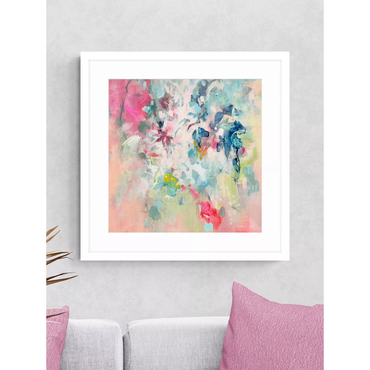 John Lewis Amanda Heath 'Barbados' Framed Print, 61.5 x 61.5cm, Multi – image 2