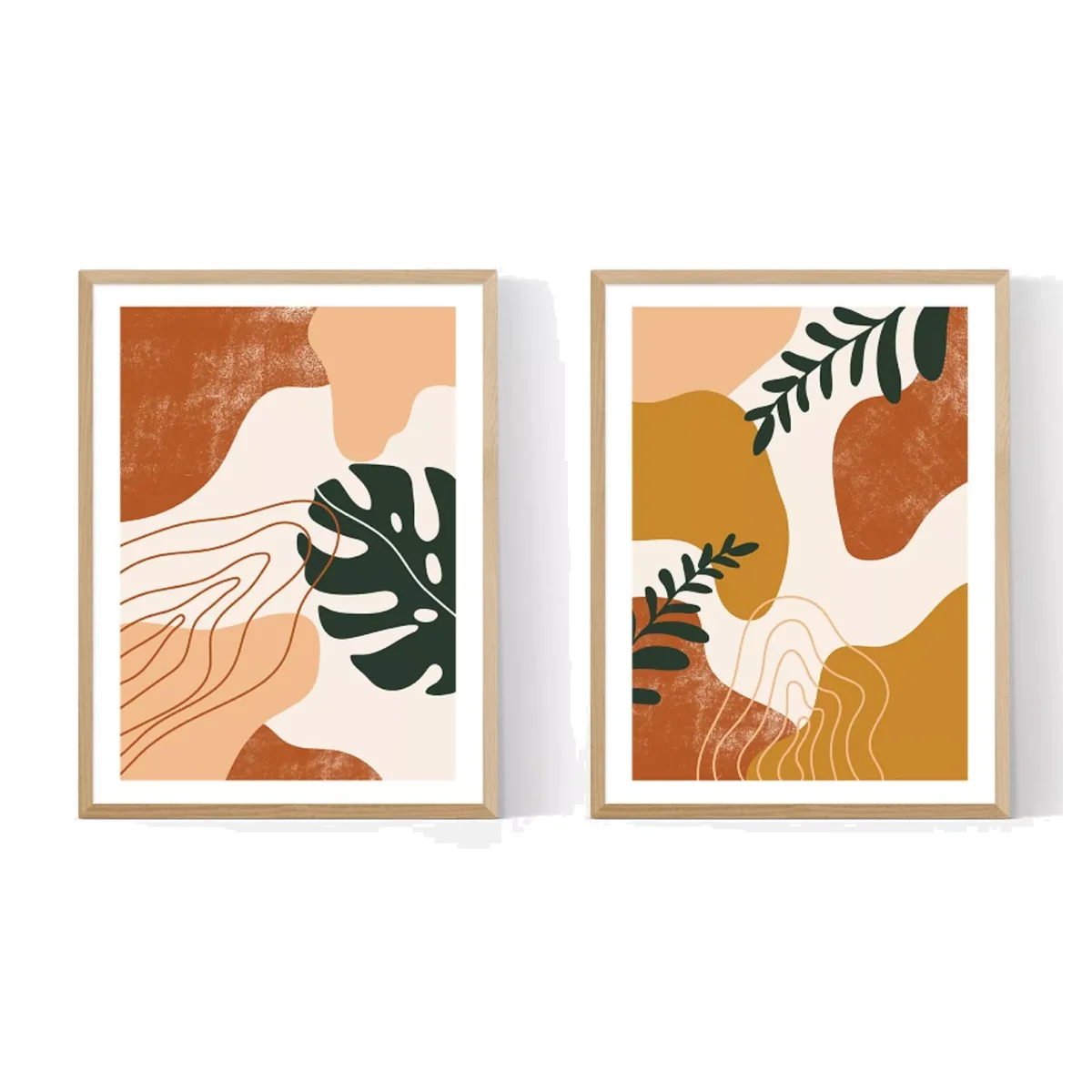 EAST END PRINTS Sundry Society 'Plants' Framed Print, Set of 2 – image 1