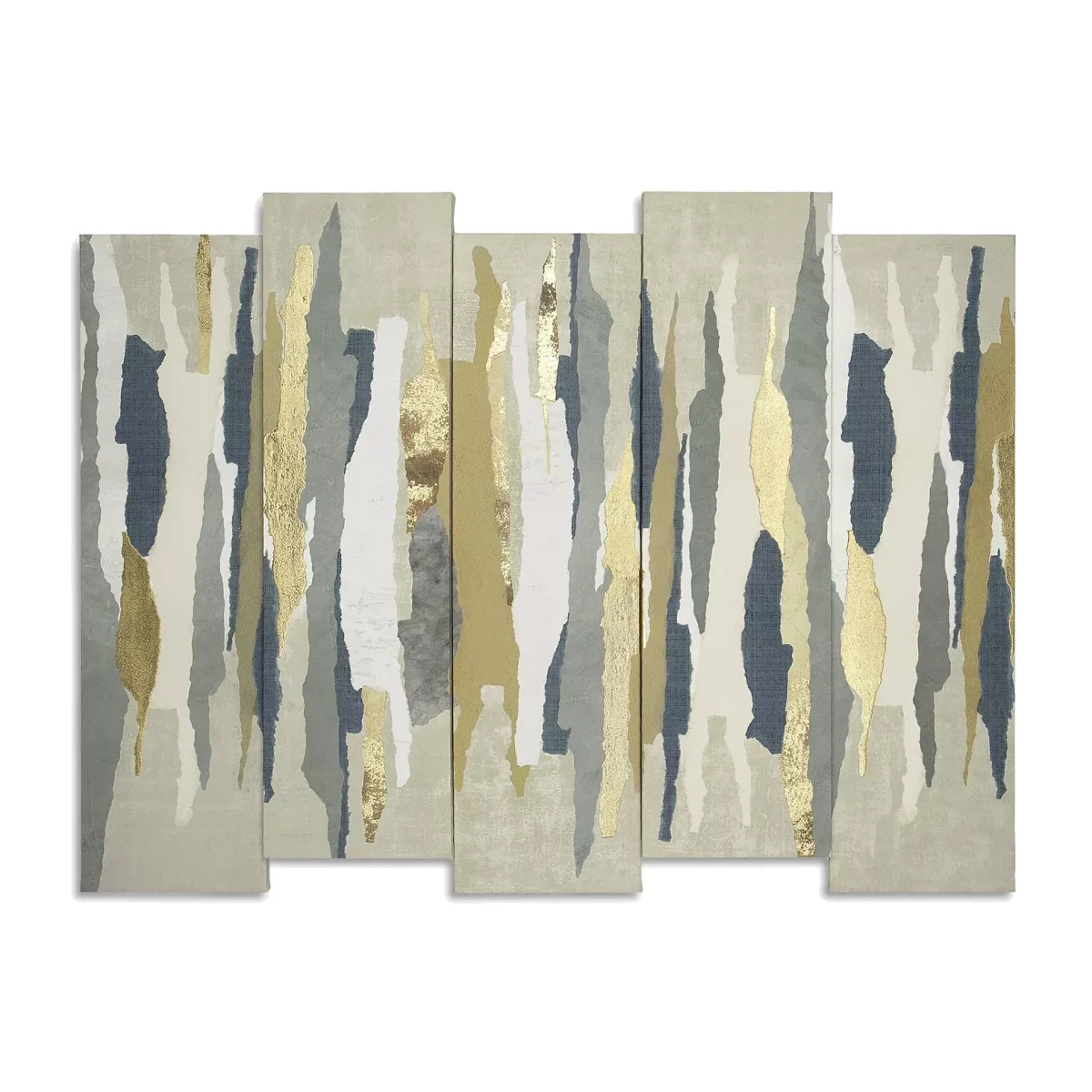 Eva Watts - 'Cascade' Canvas Print, 90 x 120cm, Grey/Multi