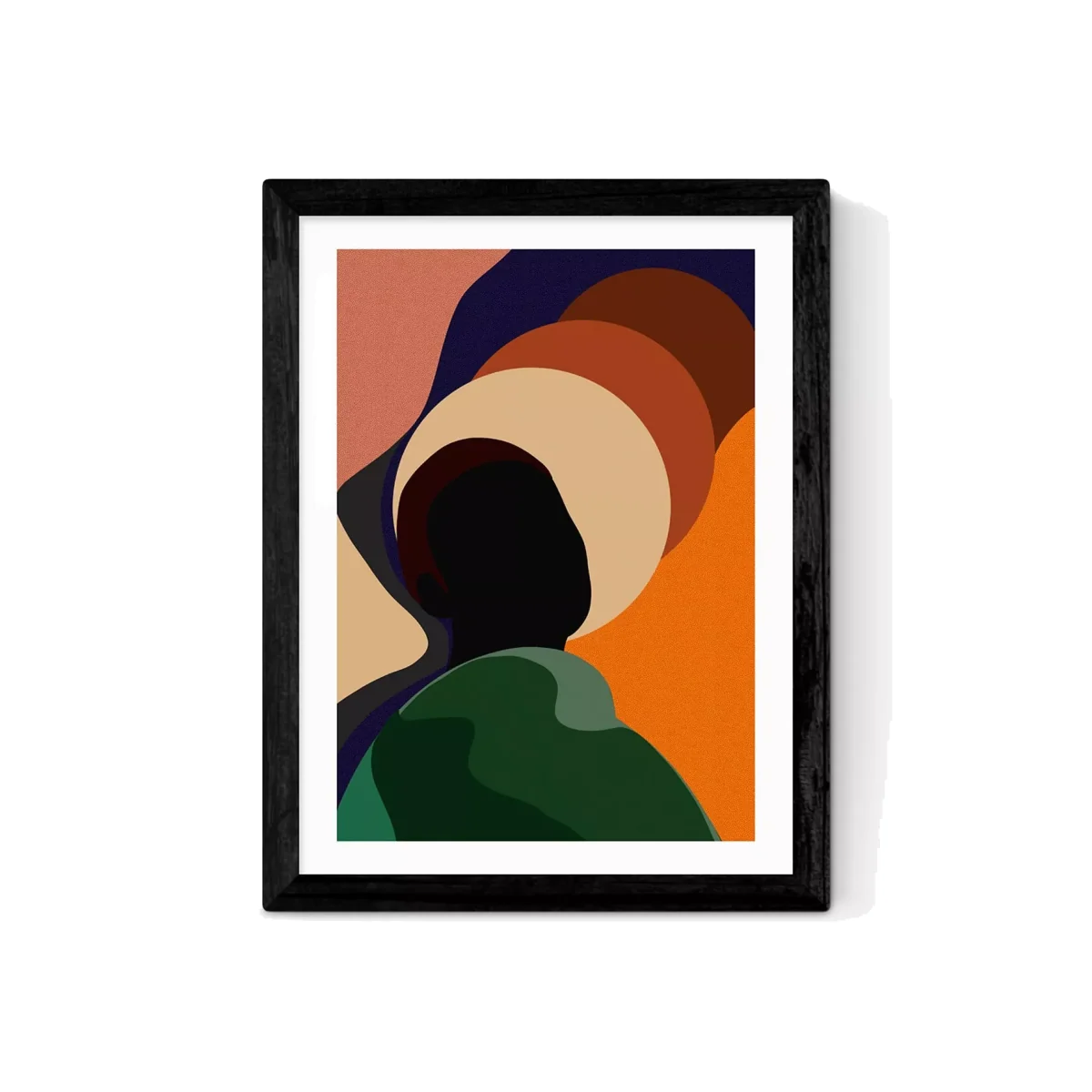 EAST END PRINTS Sumuyya Khader 'Changing Winds' Framed Print – image 1