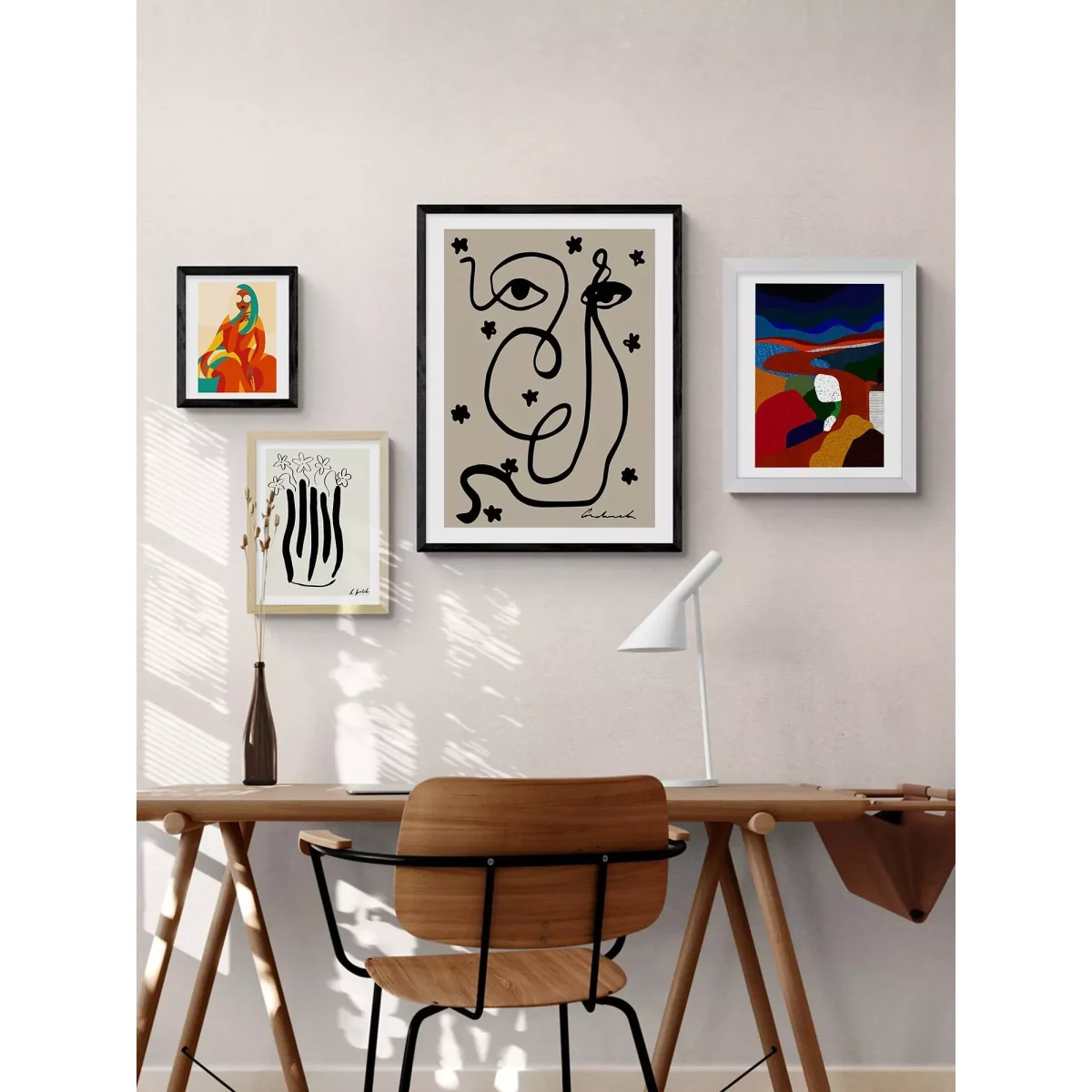 EAST END PRINTS Hali Igwelaezoh 'Abstract' Framed Print – image 2