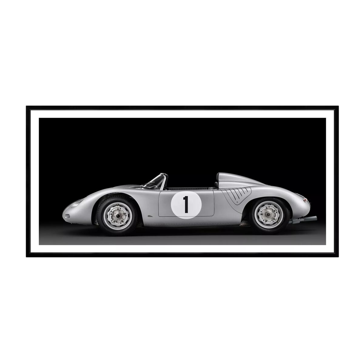Brookpace Lascelles 'Porsche 718 RSK' Car Framed Print & Mount, 37 x 101cm, Black – image 1