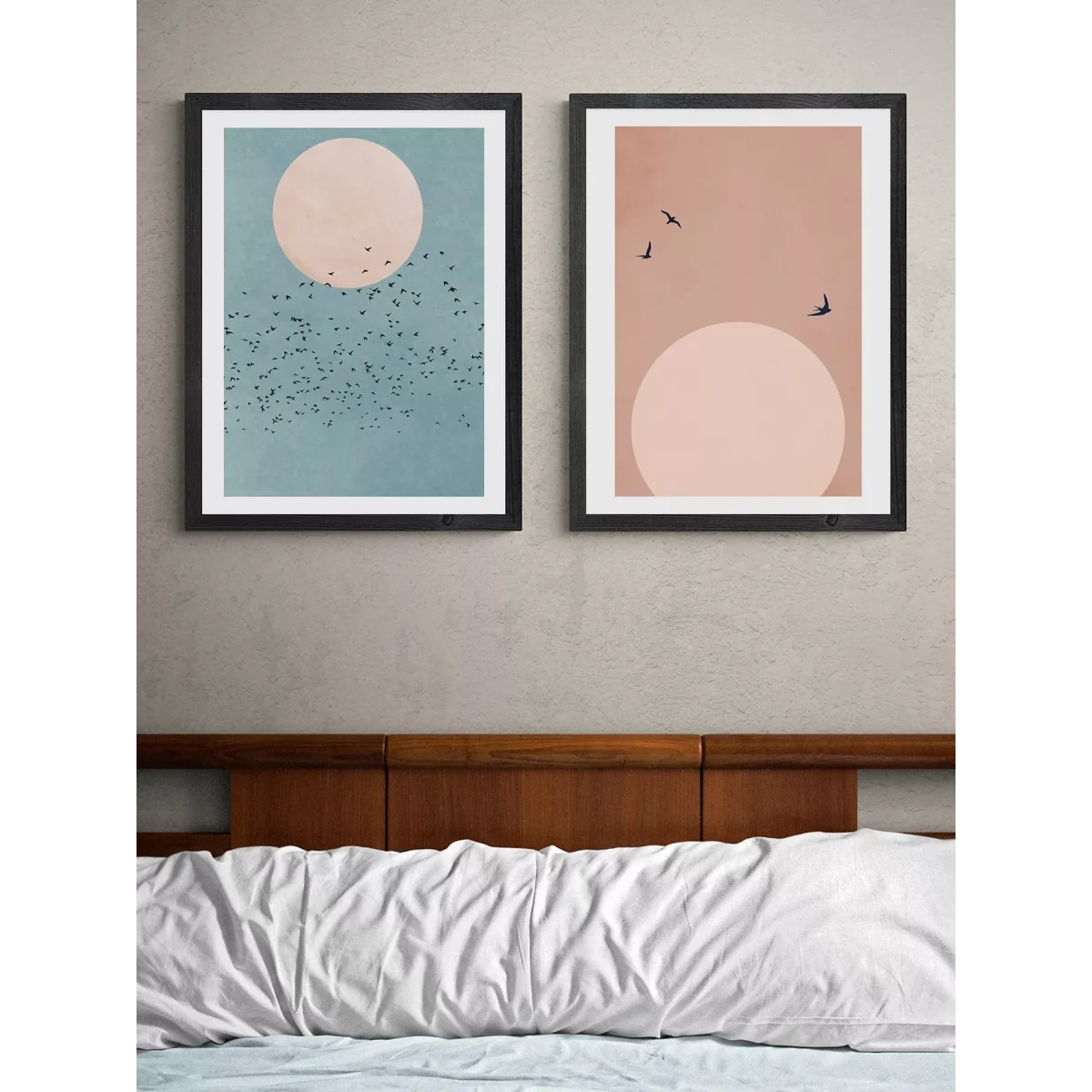 EAST END PRINTS Kubistika 'Fly' Framed Print, Set of 2 – image 2