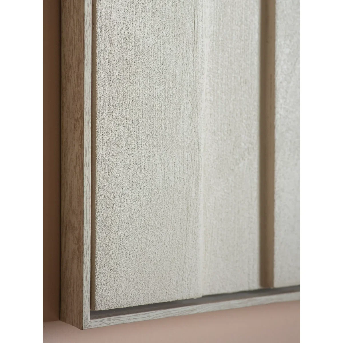 John Lewis & Partners Trieste Textured Abstract Framed Wall Art, 82.5 x 62.5cm, Grey – image 3