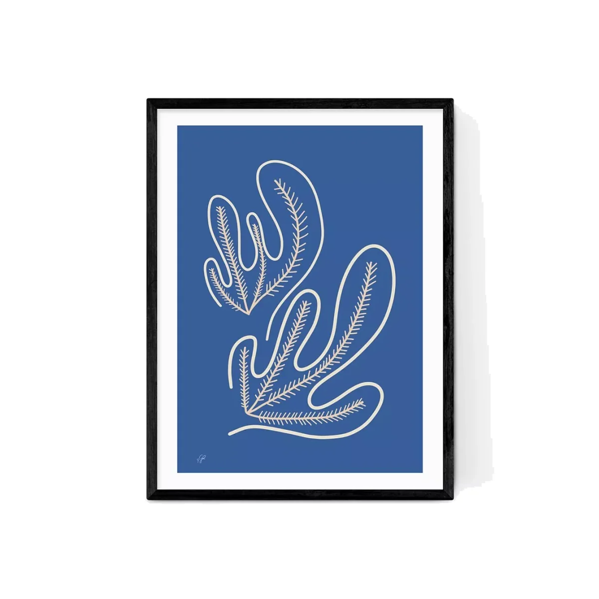 EAST END PRINTS Sifa Mustafa 'Under the Sea' Framed Print – image 1