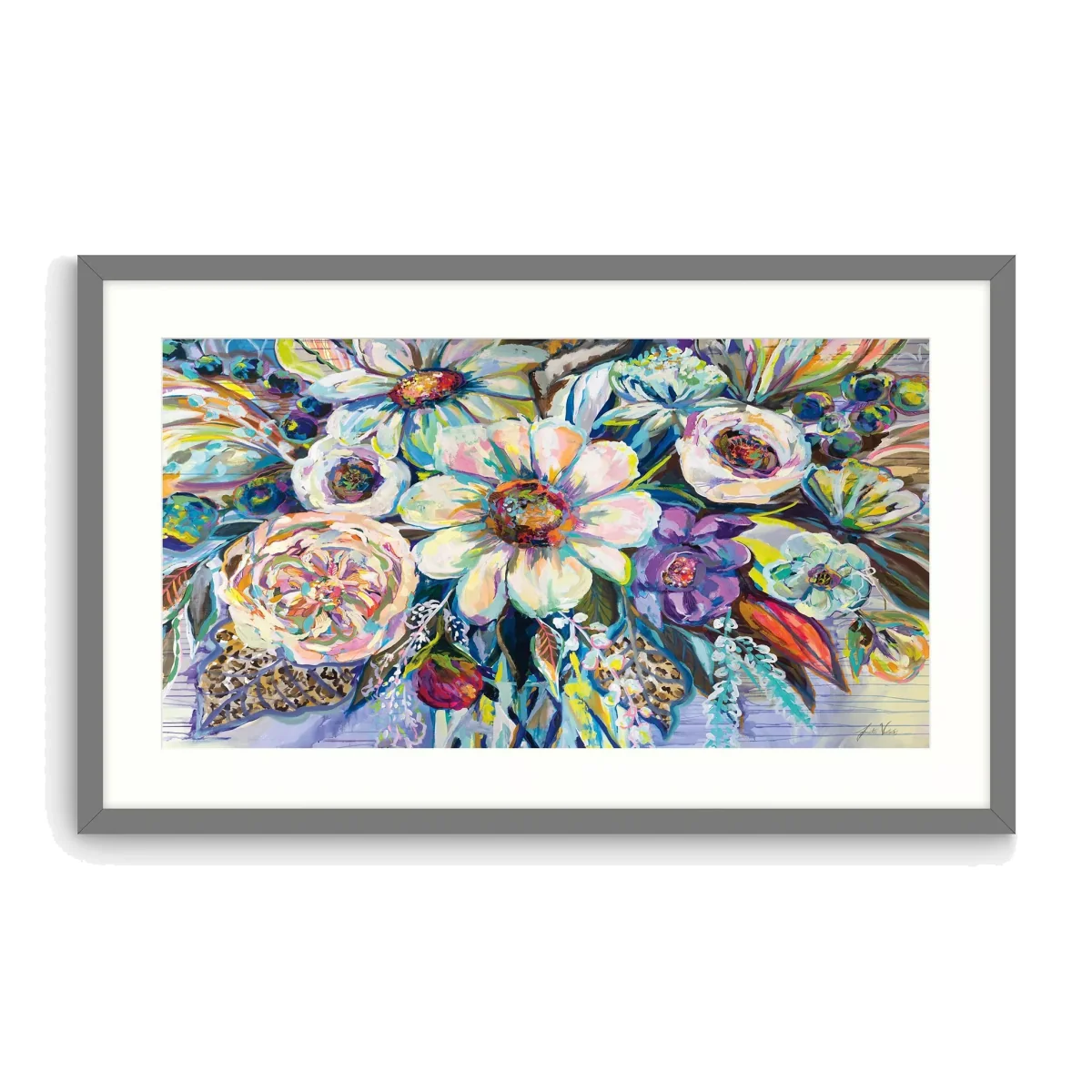 Jeanette Vertentes - 'Unity' Framed Print & Mount, 64.5 x 104.5cm, Multi – image 1
