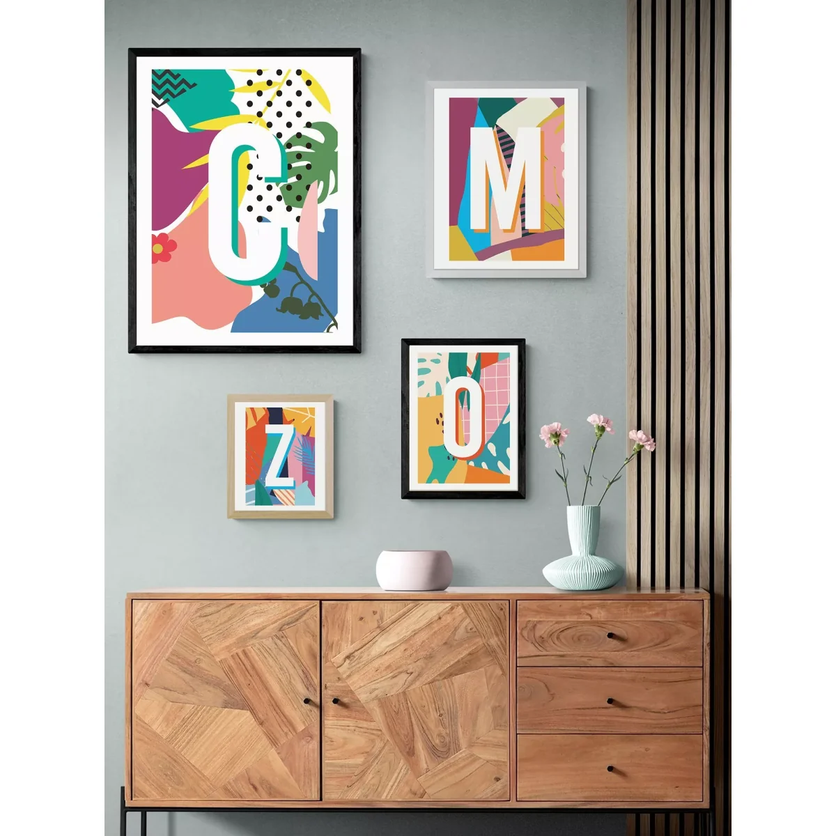EAST END PRINTS Sei and Ru 'C Letter' Framed Print – image 2