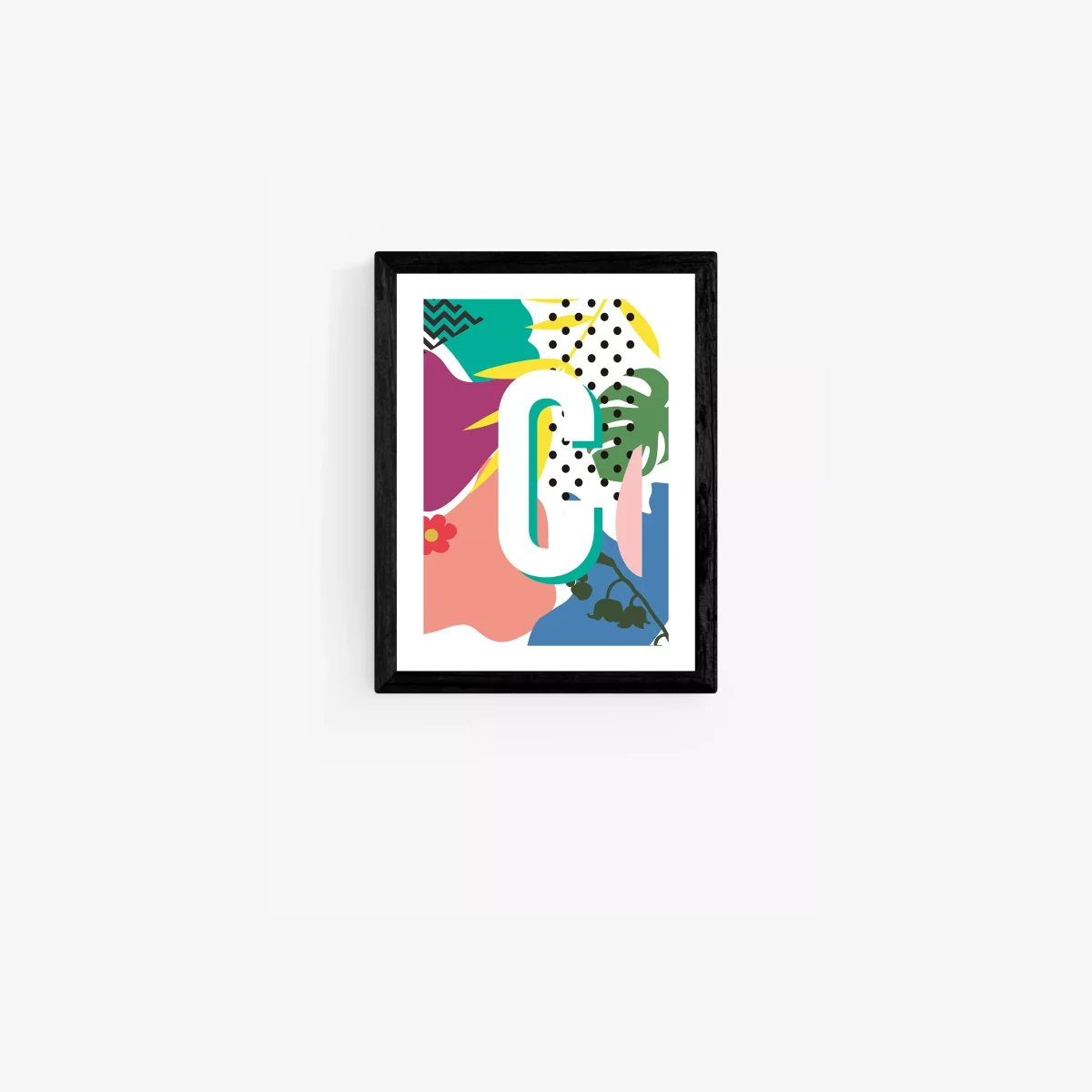 EAST END PRINTS Sei and Ru 'C Letter' Framed Print – image 1