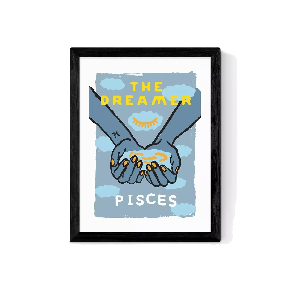 EAST END PRINTS Sophie Ward 'Pisces The Dreamer' Framed Print – image 1