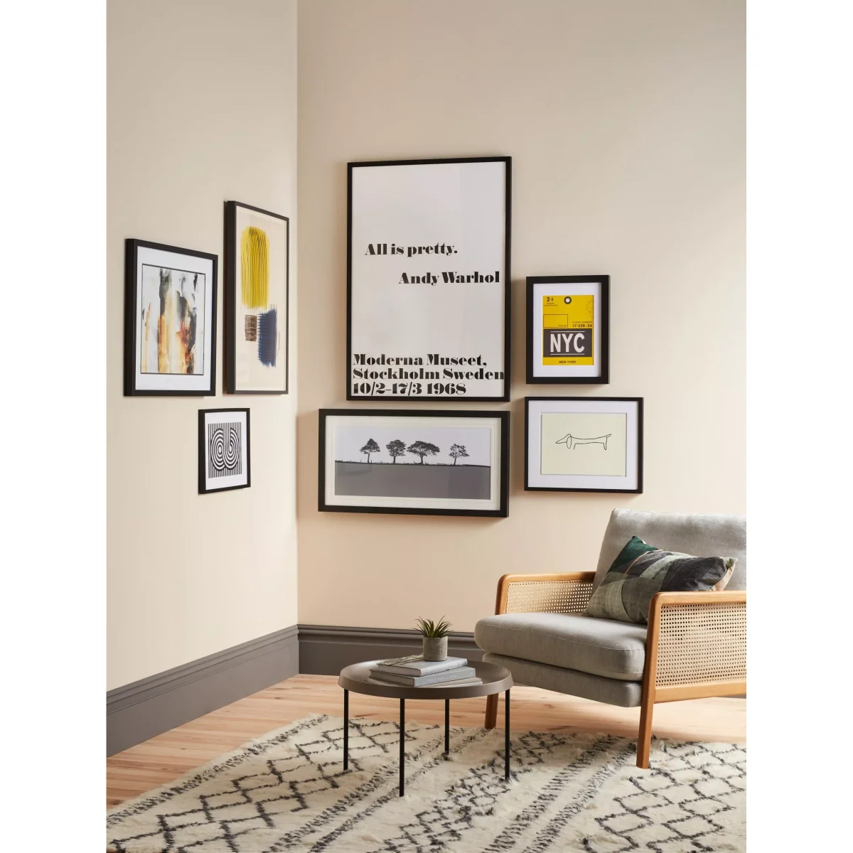 Reign & Hail - Amperlines Unframed Print & Mount, 40 x 30cm, Black/White – image 2