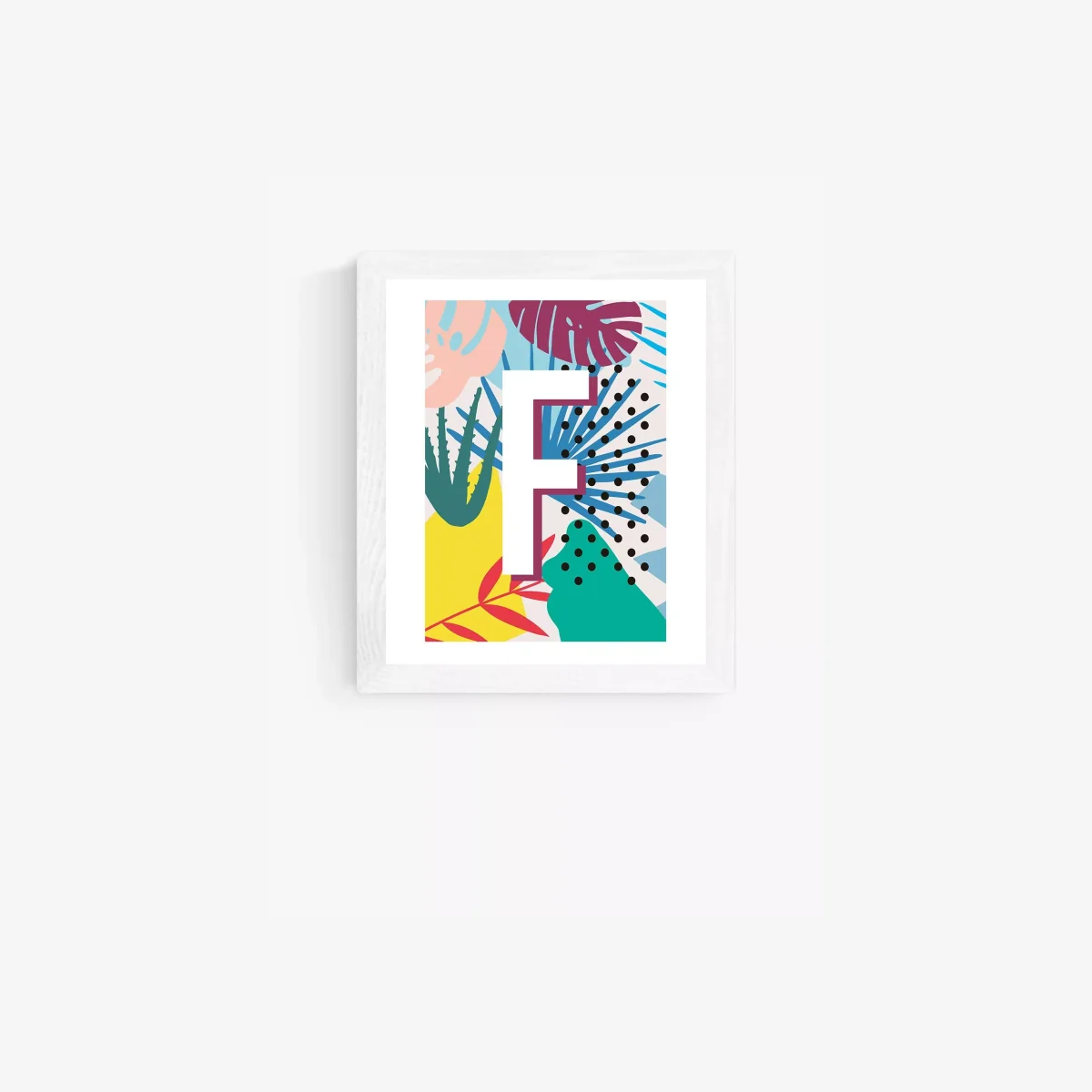 EAST END PRINTS Sei and Ru 'F Letter' Framed Print – image 1