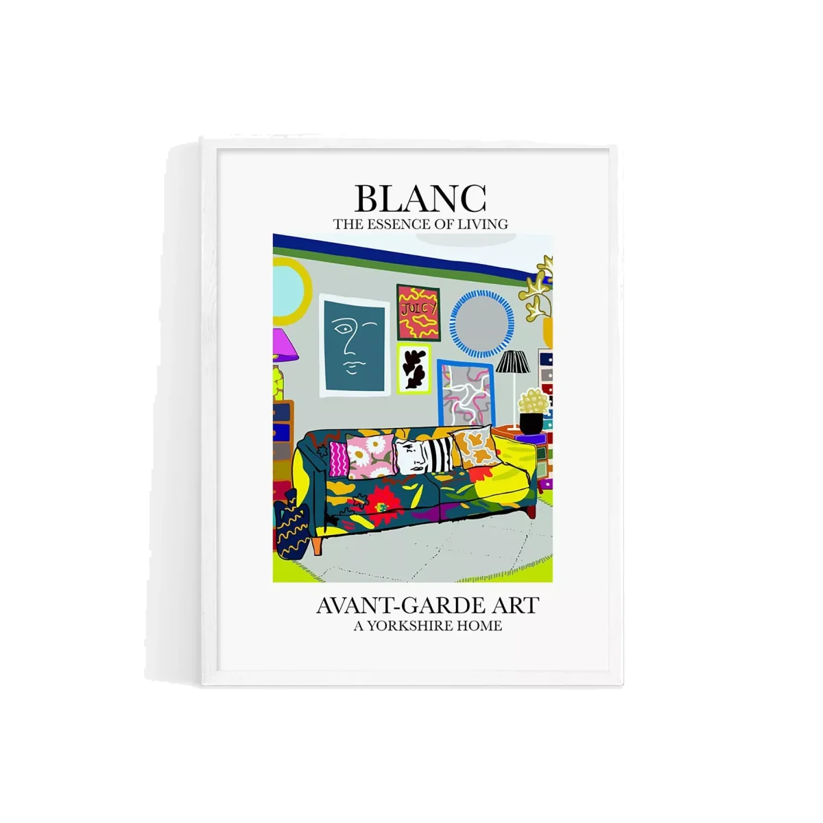EAST END PRINTS BLANC Prints 'A Yorkshire Home' Framed Print – image 1