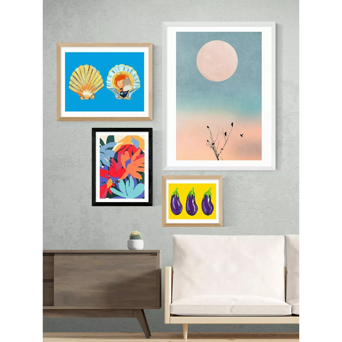 EAST END PRINTS 83 Oranges 'Where Flowers Blossom' Framed Print – image 2
