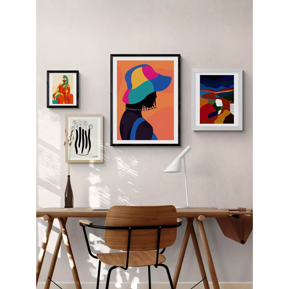 EAST END PRINTS Sofia Doudine 'Summer Vibe' Framed Print – image 2