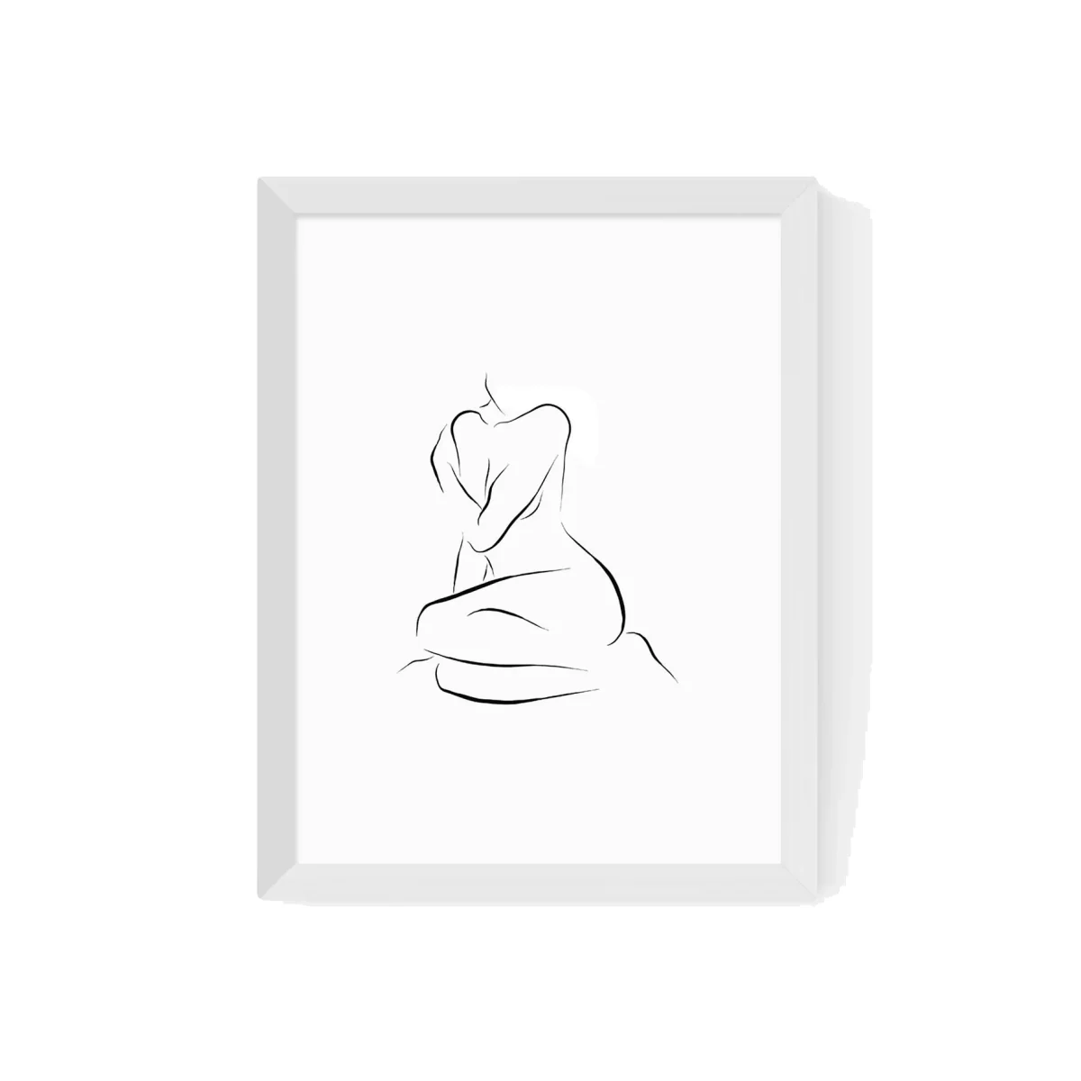 EAST END PRINTS Sundry Society 'Nude Female' Framed Print