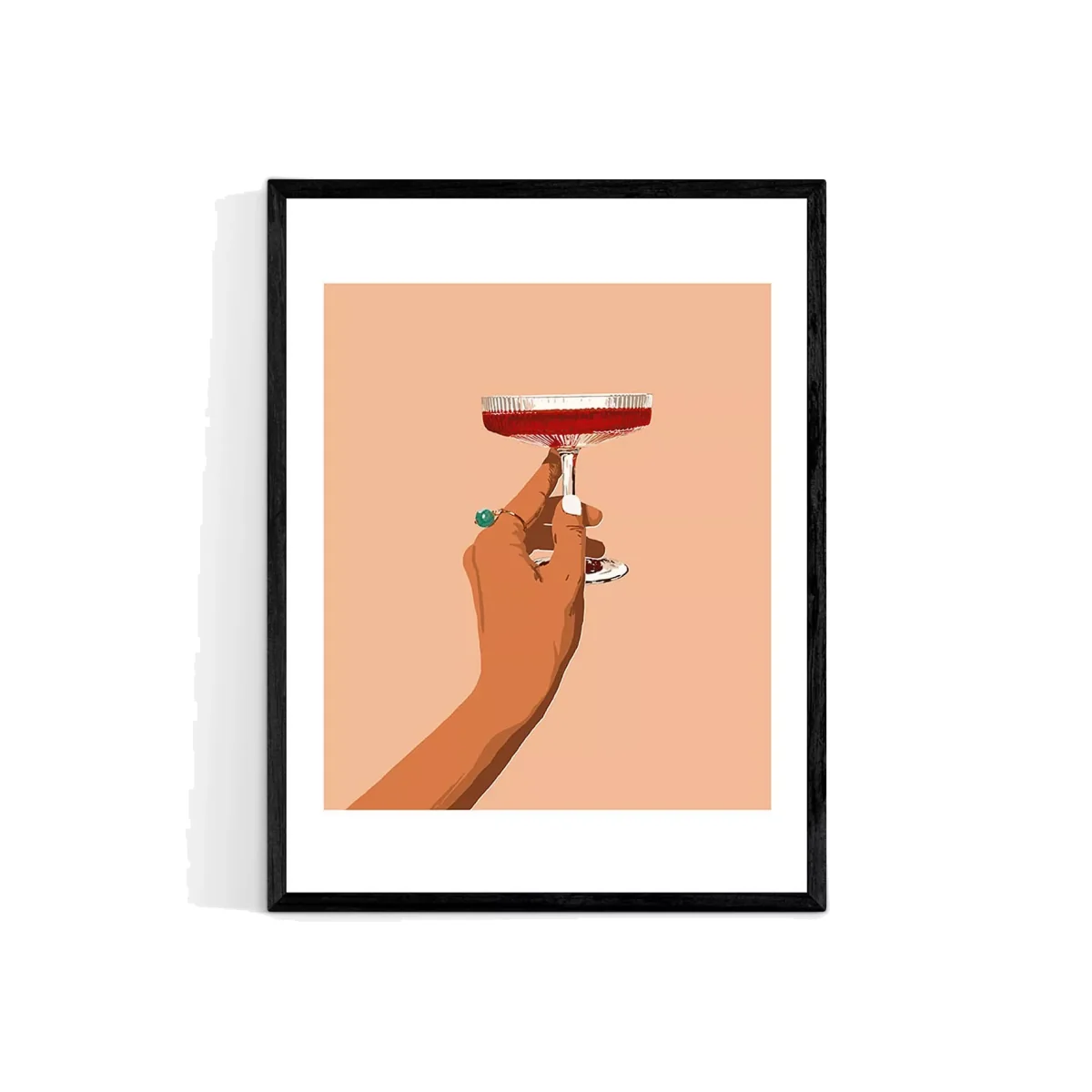 EAST END PRINTS 83 Oranges 'Cheers' Framed Print – image 1