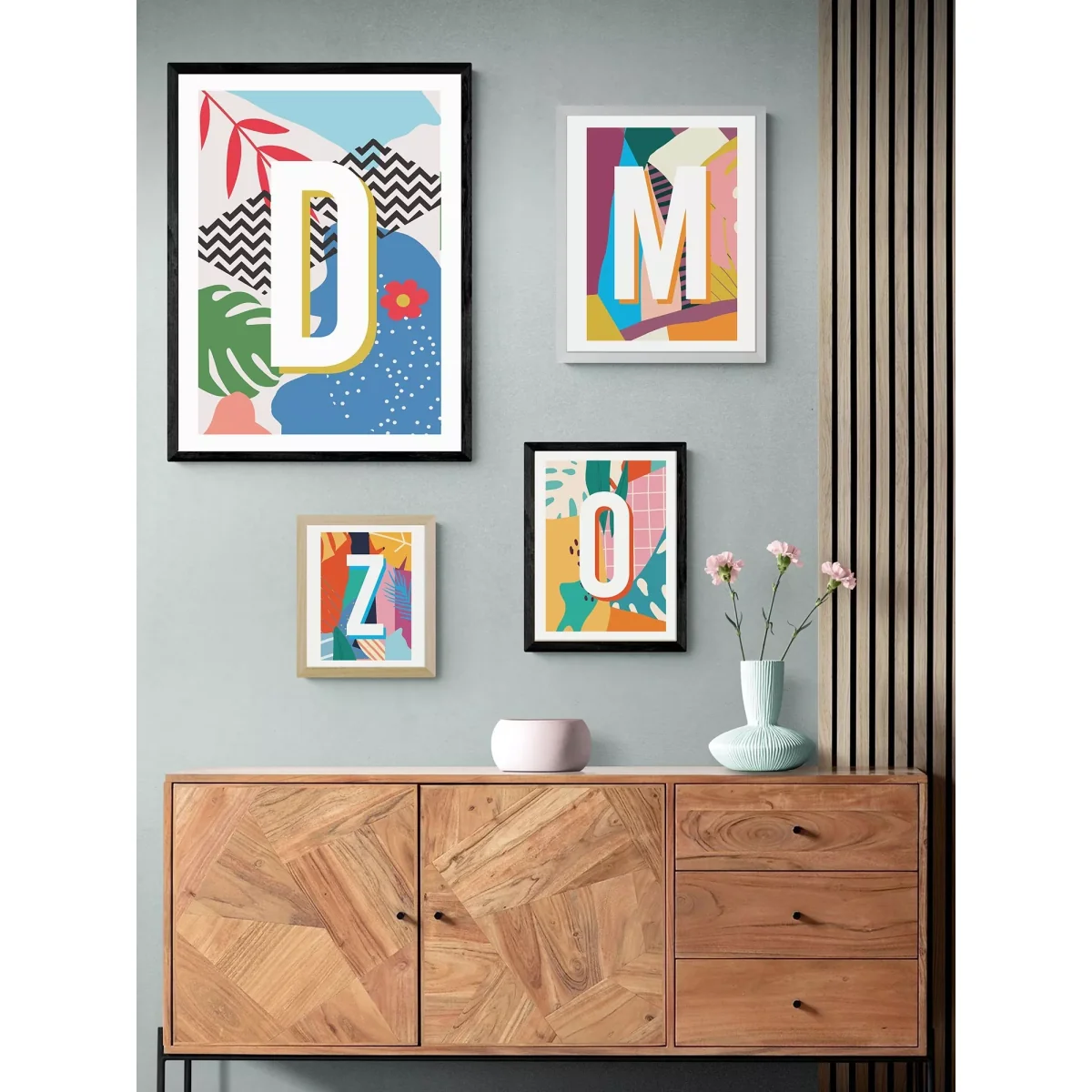 EAST END PRINTS Sei and Ru 'D Letter' Framed Print – image 2