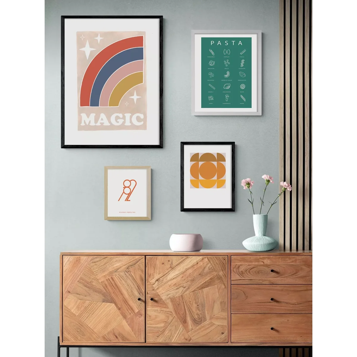 EAST END PRINTS Kid of the Village 'Magic Rainbow' Framed Print – image 2