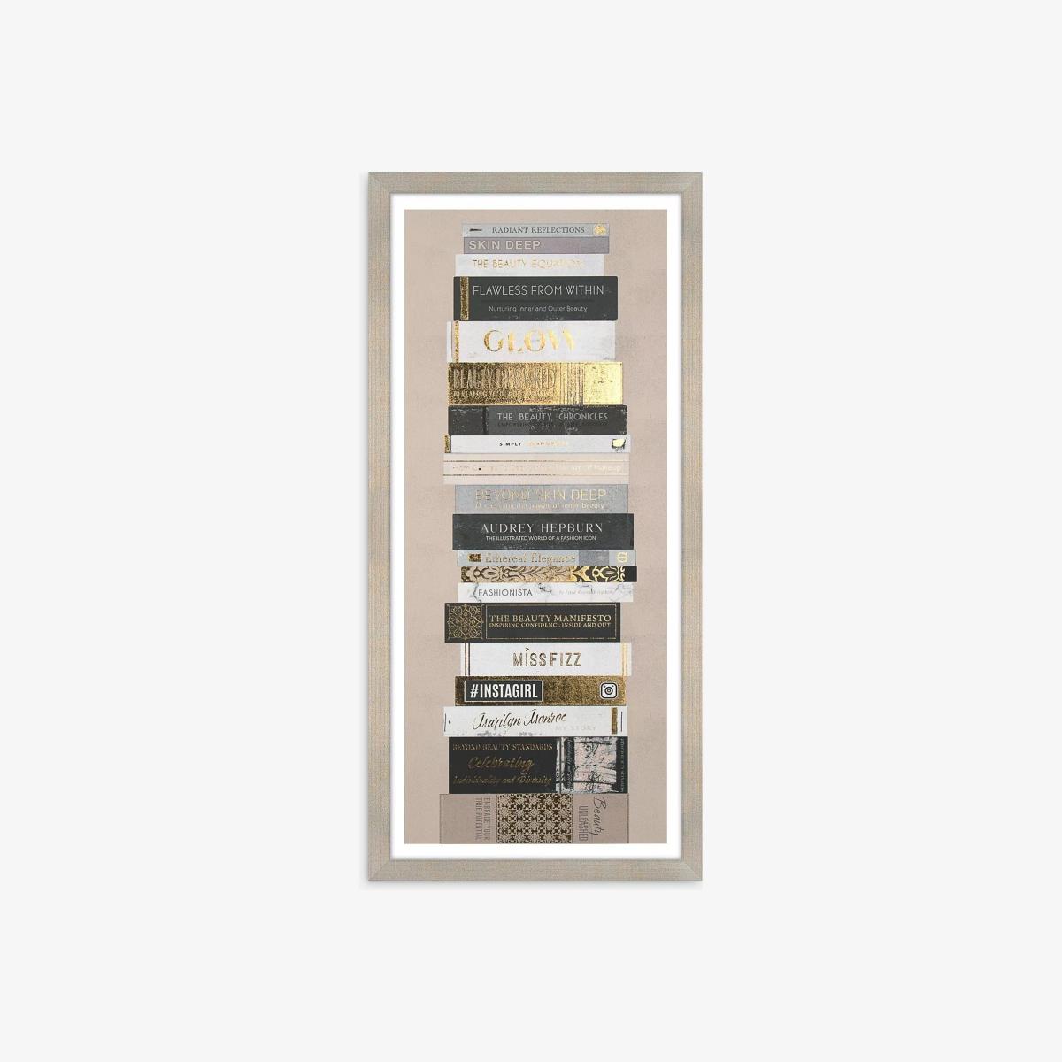 John Lewis Faye Reynolds-Lydon 'Fashionista' Framed Print, 44 x 94cm, Multi/Gold – image 1