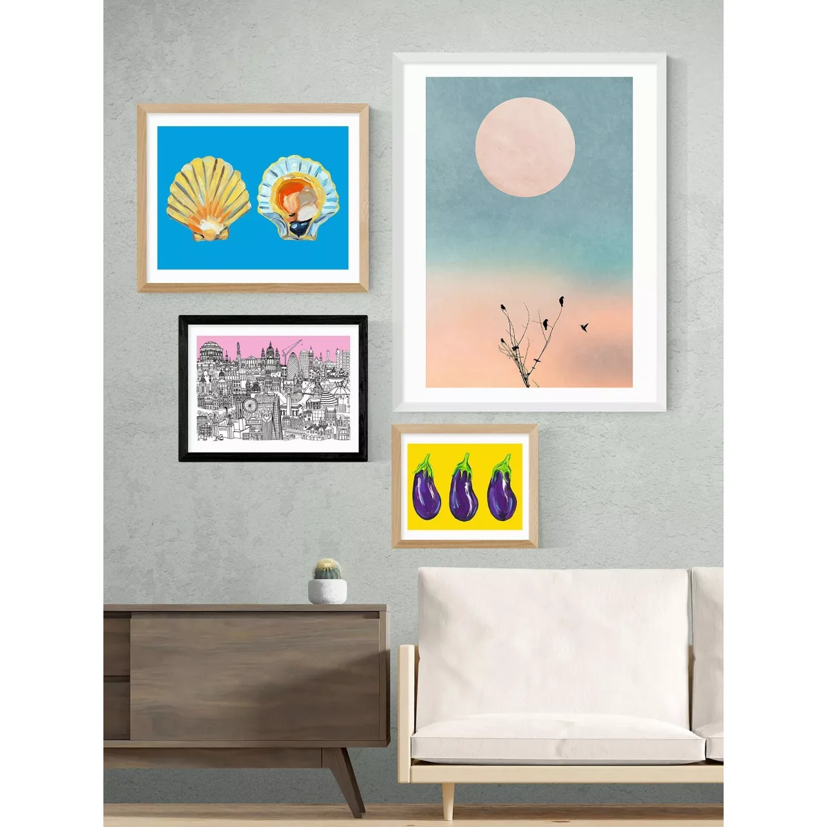EAST END PRINTS Lizzie Prestt 'London Jungle' Framed Print – image 2