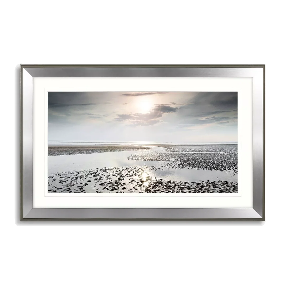 Mike Shepherd - Reflections Of Heaven Embellished Framed Print & Mount, 71 x 110cm, Silver/Multi – image 1