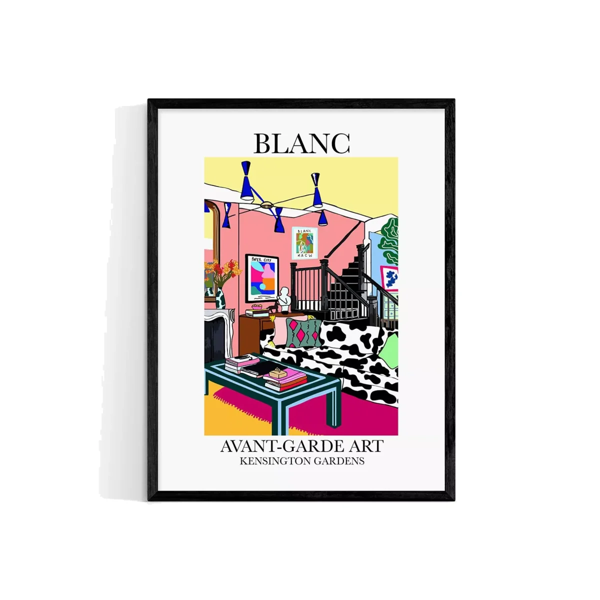 EAST END PRINTS BLANC Prints 'Kensington Gardens' Framed Print – image 1