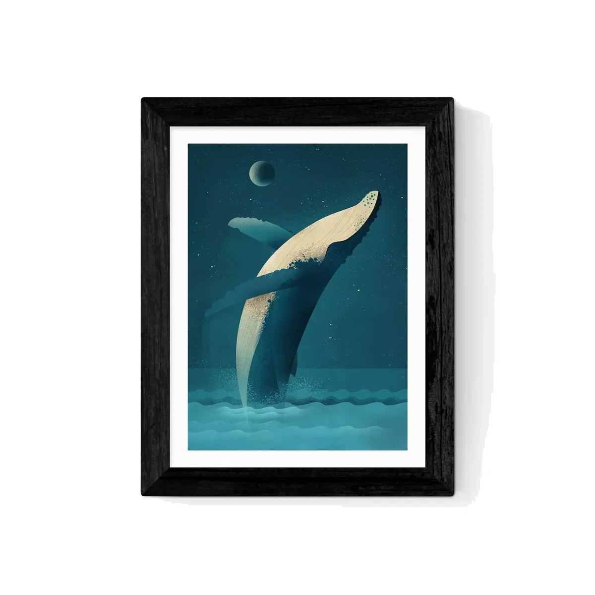 EAST END PRINTS Dieter Braun 'Humpback Whale' Framed Print – image 1