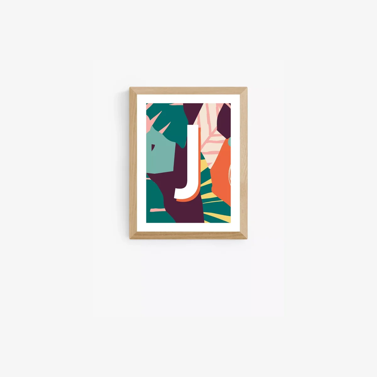 EAST END PRINTS Sei and Ru 'J Letter' Framed Print – image 1