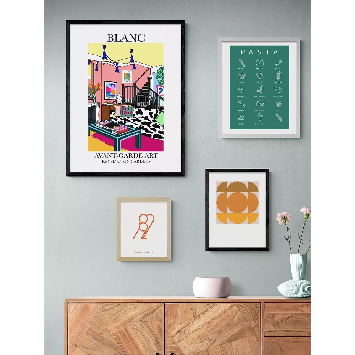 EAST END PRINTS BLANC Prints 'Kensington Gardens' Framed Print – image 2
