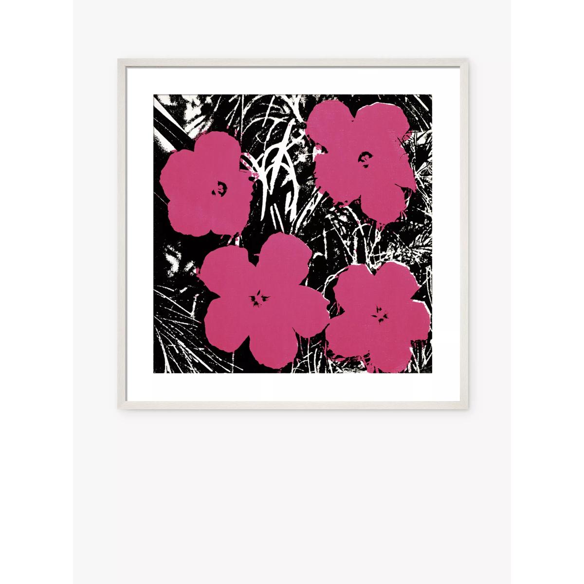 Andy Warhol - 'Flowers' Framed Print & Mount, 50 x 50cm – image 2