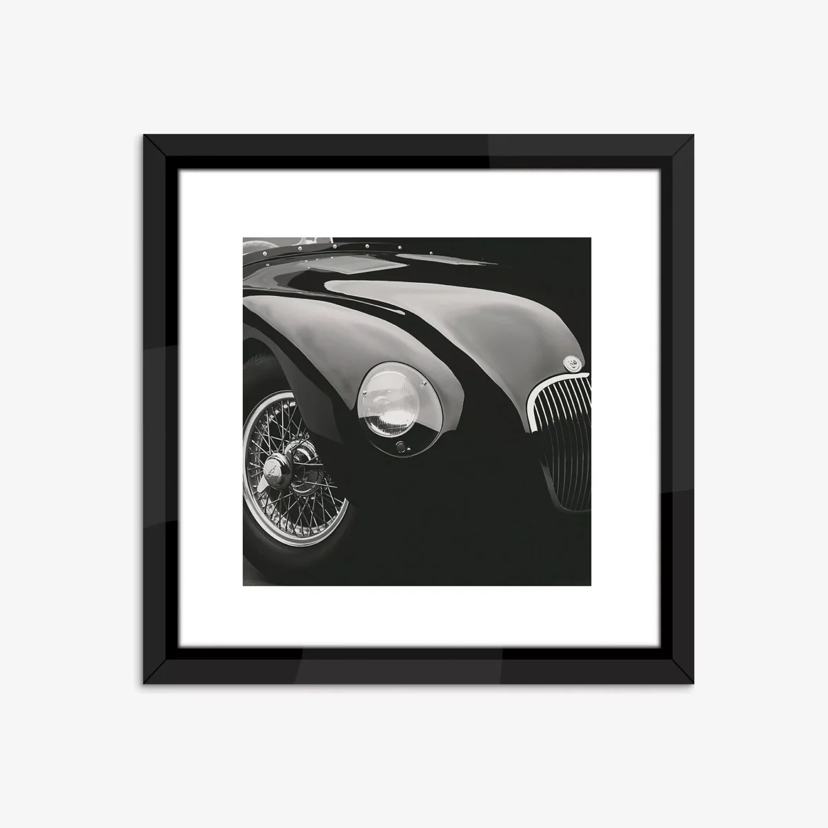Jaguar C-Type - Framed Print & Mount, 55.5 x 55.5cm – image 1