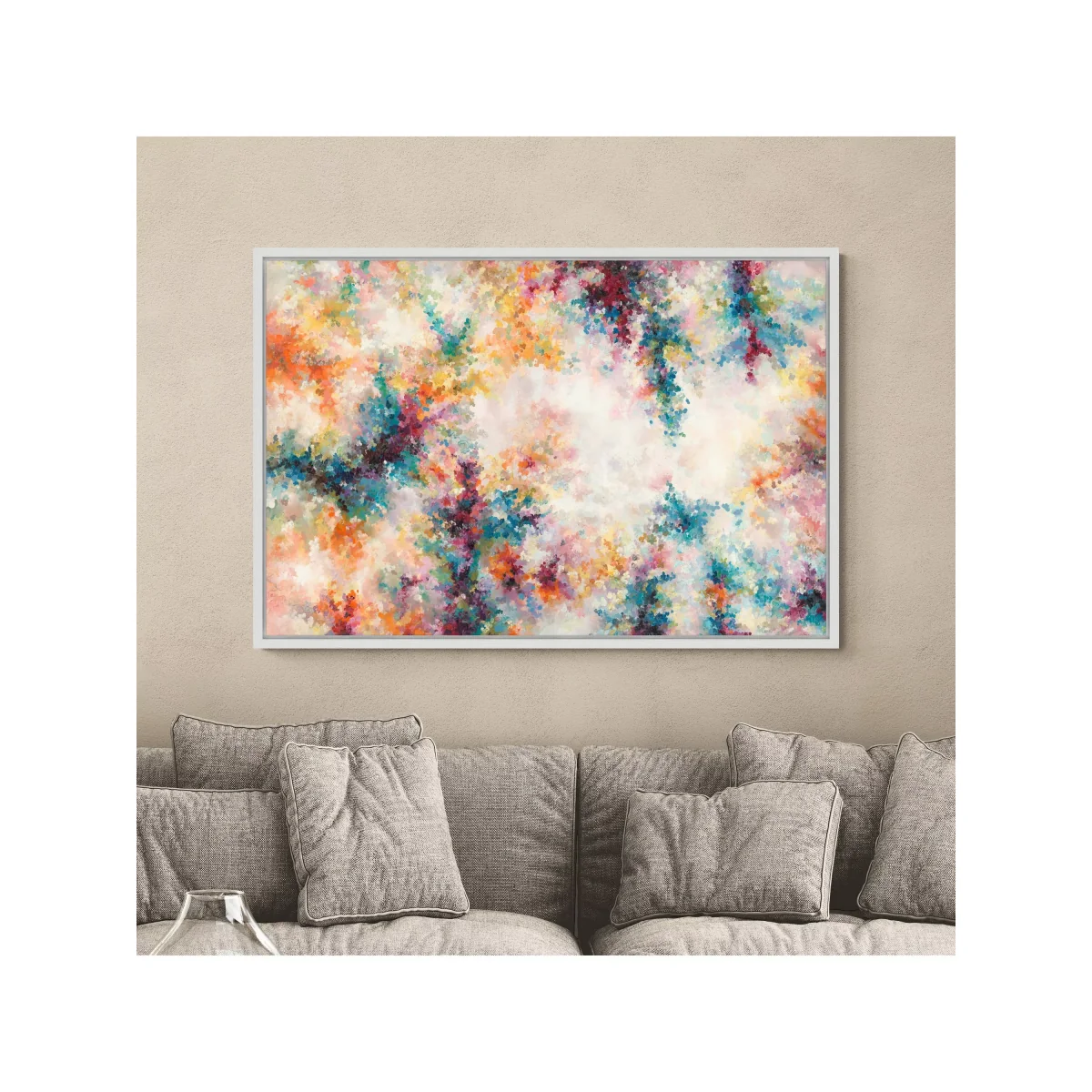 Maria Esmar - 'La Dolce Vita' Abstract Canvas Print, 84 x 124cm, Multi – image 2