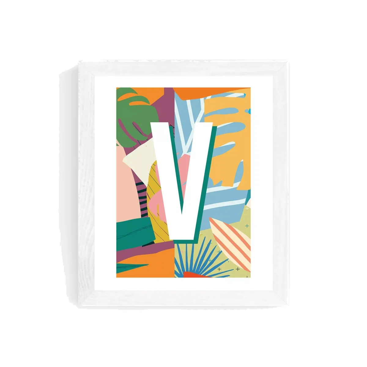 EAST END PRINTS Sei and Ru 'V Letter' Framed Print – image 1