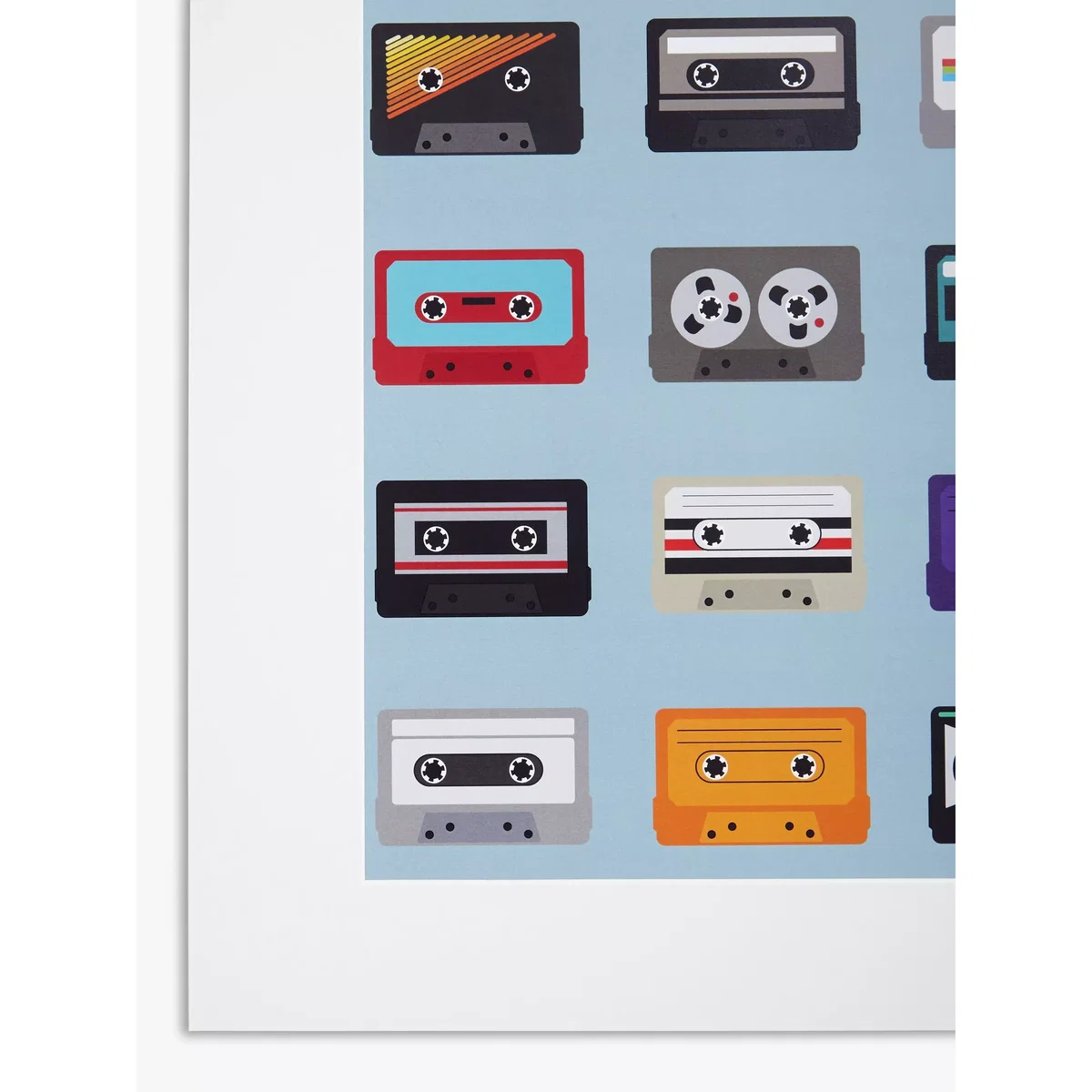 Jeremy Harnell - Mix Tapes Unframed Print, 50 x 40cm, Multi – image 2