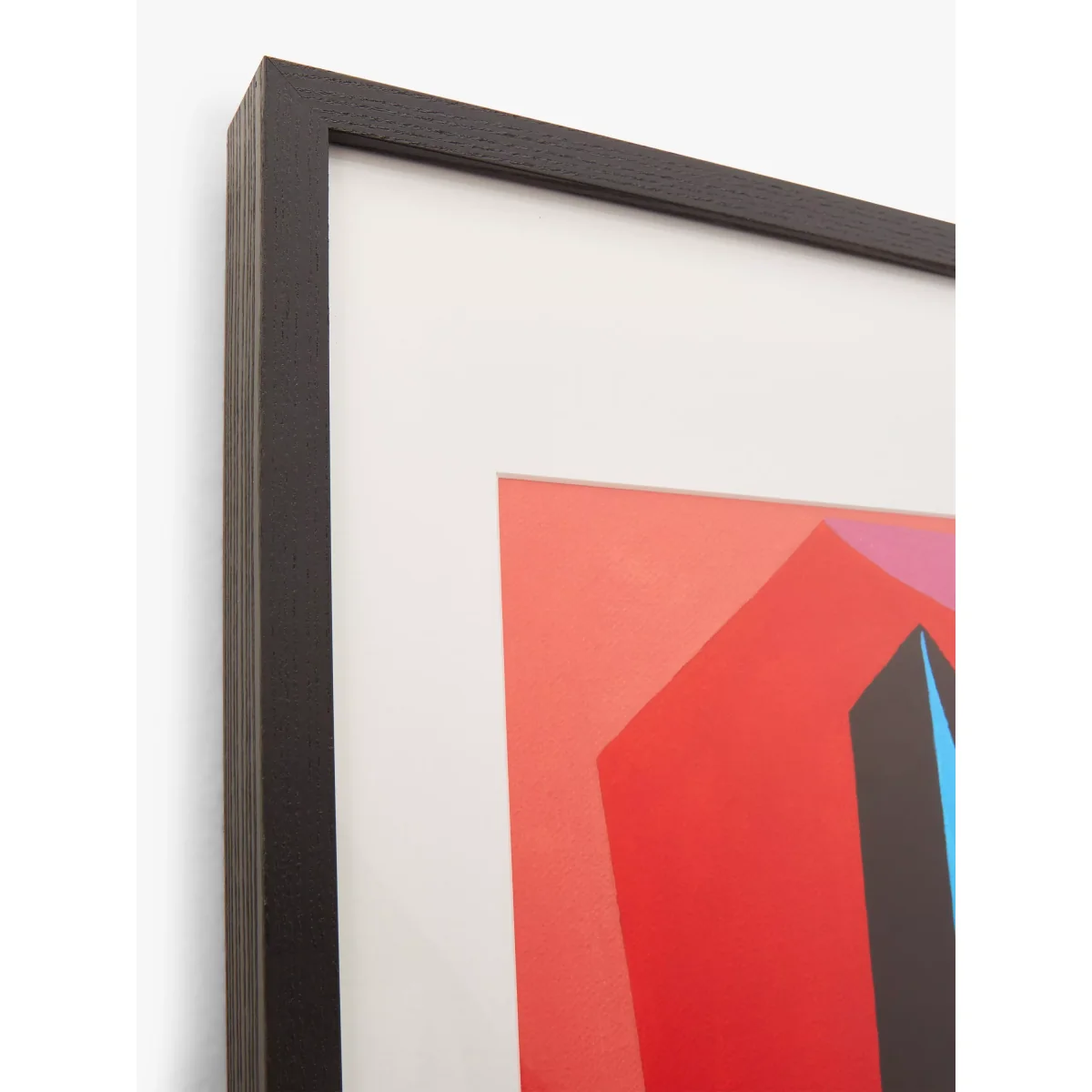 Nils Jean - 'Au Theatre' Framed Print & Mount, 80 x 60cm, Red/Multi – image 2