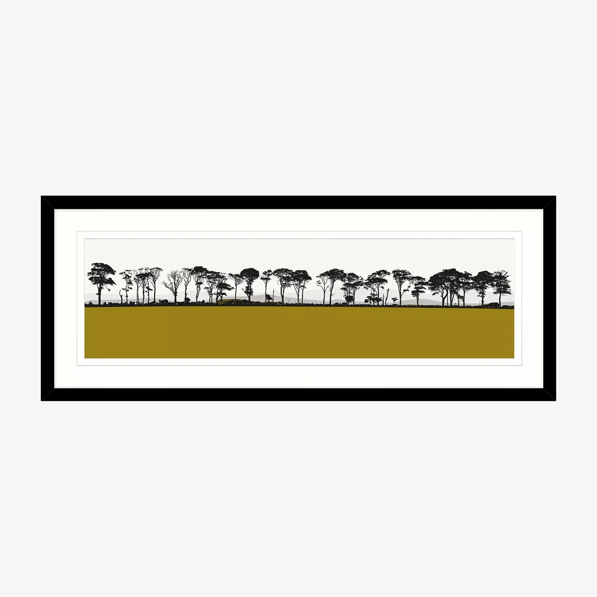 Jacky Al-Samarraie - Northumberland Framed Print & Mount, 40.5 x 104.5cm – image 1