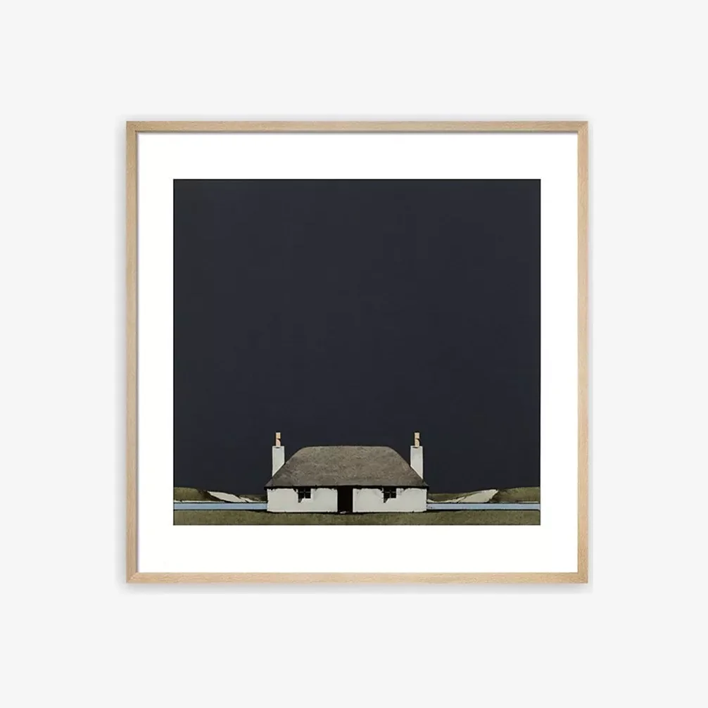 Ron Lawson - South Uist Scotland Framed Print & Mount, 62 x 62cm, Black