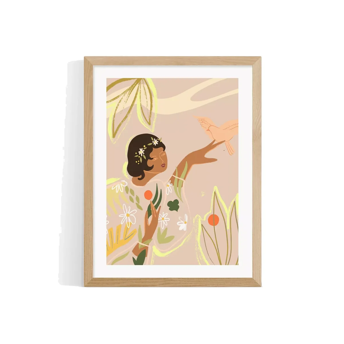 EAST END PRINTS Arty Guava 'Nature Lover' Framed Print – image 1
