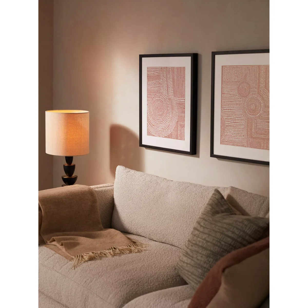 John Lewis Natasha Marie 'Clustered Dots' Abstract Framed Print, Set of 2, 50 x 40cm – image 2
