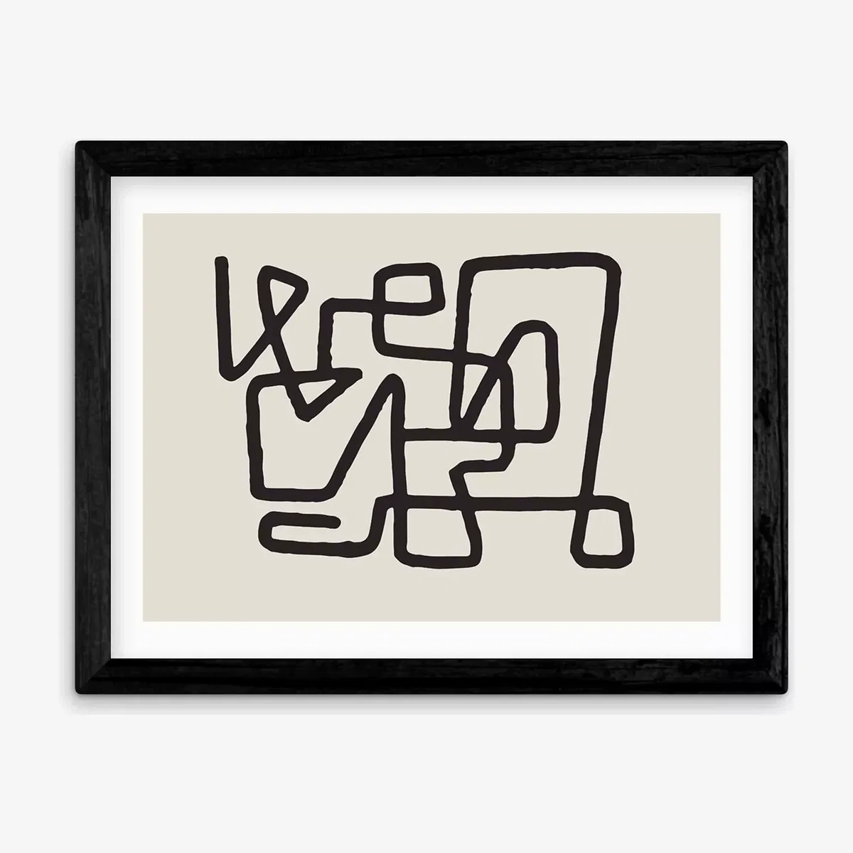EAST END PRINTS In House 'Knot I' Framed Print – image 1