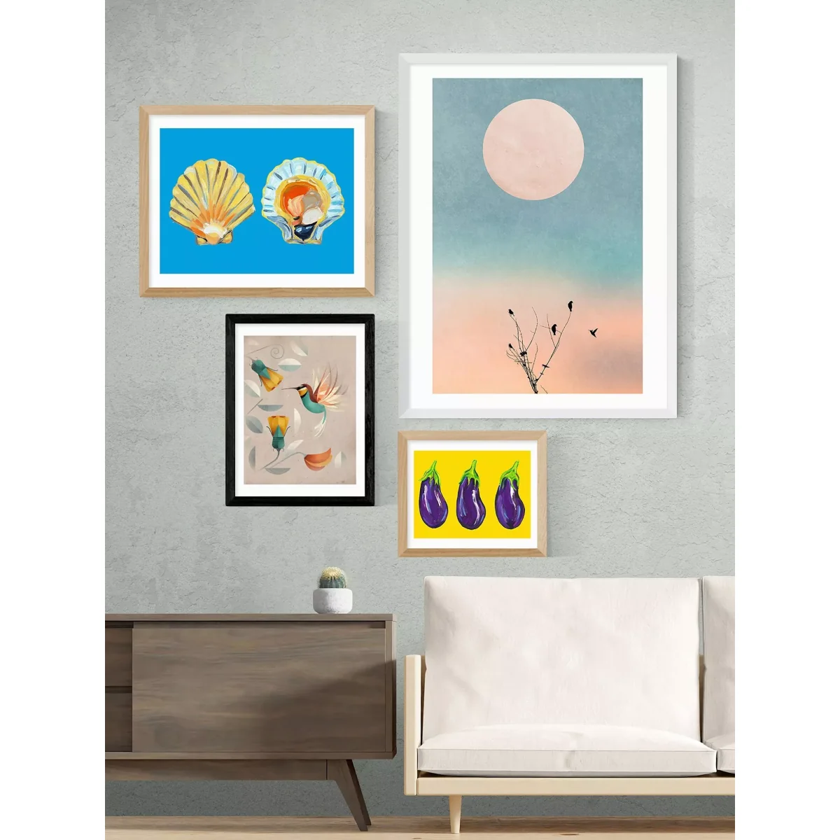 EAST END PRINTS Dieter Braun 'Hummingbird' Framed Print – image 2